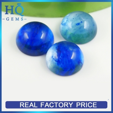 Cabochon glass stone cabochon blue quartz glass gems