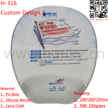 3D Wrister Mouse Pad Silica Gel Custom Design Advertising Gaming Office Home Use Silicone Wrister Mouse Pad