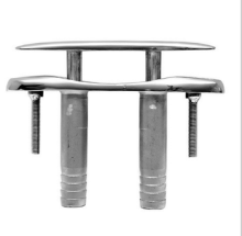 Marine Hardware cleat with threaded stud