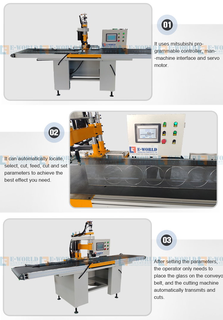 Automatic Pot Cover Glass Round Cutting Equipment/Machine On Sale