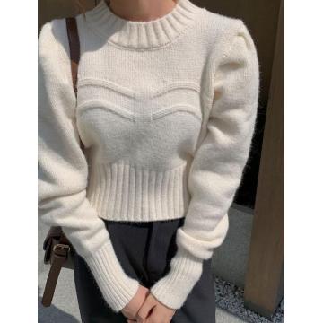 Top Quality Custom puff sleeve sweater