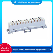 Eight 10-pair Krone IDC modules