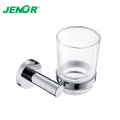 Contemporary Design Supporting Chrome Glass Holder