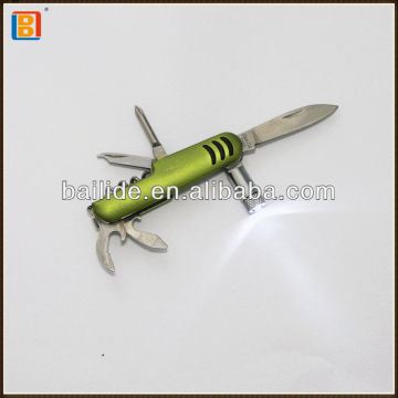 2017 Pocket Knife With LED/Multi Knife With Bottle Opener/Mini Knife For Advertising