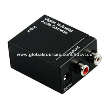 Mini Digital Analog Converter, Supports Audio Signals to Analog Stereo