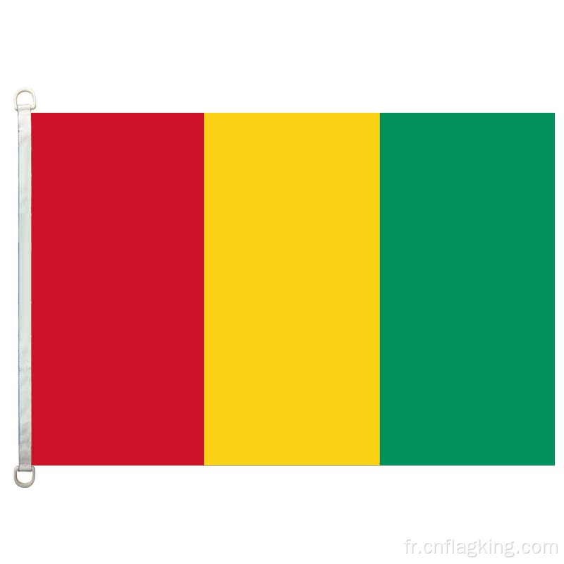 Drapeau national Guinée 90*150cm 100% polyester