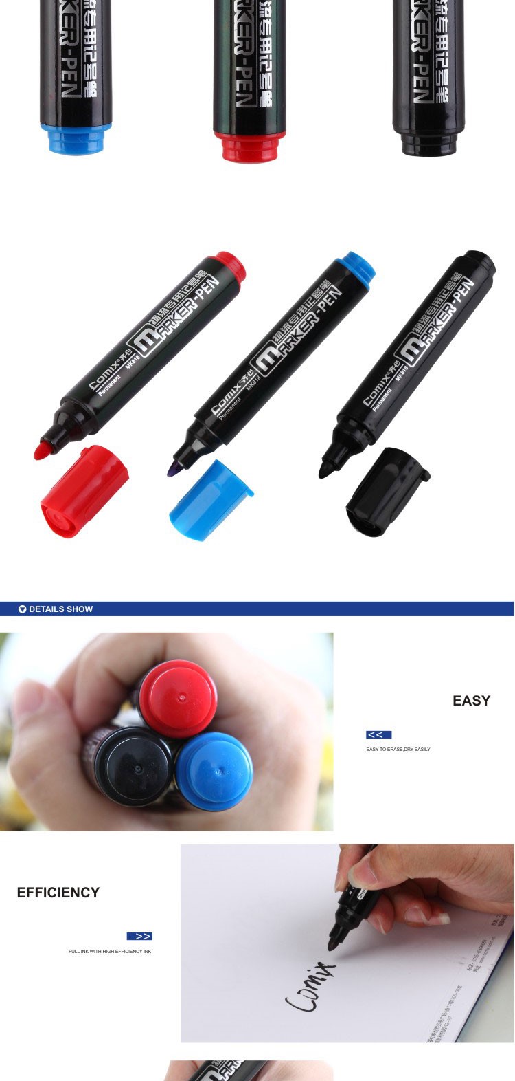 Promotional Logo Printed Custom Permanent Marker Pen