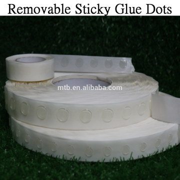 Temporary Glue Dots for Lable Fixing