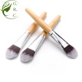 Soft Synthetic Fibers Makeup Brushes Bamboo Foundation Brush