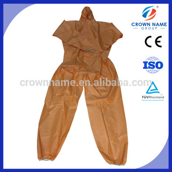 disposable microporous orange coverall