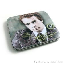 CD tin box, holding 2 disks