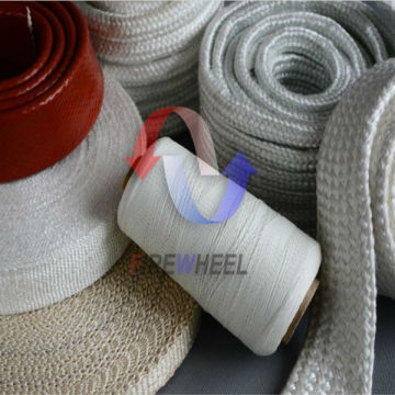 Silica Cord Silica Cordage Silica Rope / PTFE Coated Silica Sewing Thread For Insulation Farbic