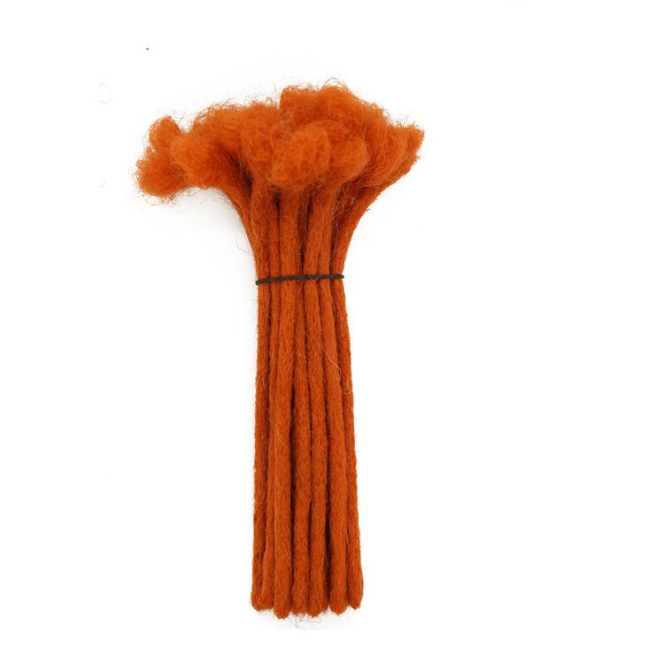 Ombre Color Dreadlocks Human Hair Extensions Natural Hair Dreadlock Puffs  Afro Kinky Hair Bulk Wholesale
