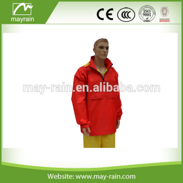 Rain jacket with hood for adult