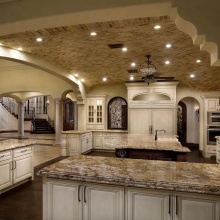 Giallo Santa Cecilia granite countertop,island top and vanity top