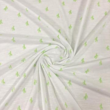 Polyester Cotton Brushed CVC Bamboo Joint Print Fabric