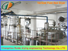 Vibrating fluidized bed dryers of soybean meal
