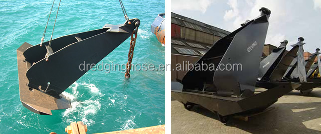 Hot Sale casting steel AC-14 HHP stockless marine boat anchor