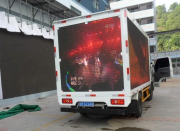 full color led truck display