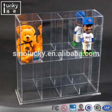Custom size transparent figure action display cabinet with divides case