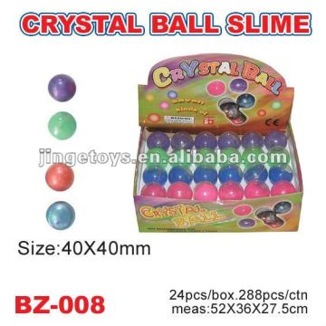 ball shape glow in the dark slime toys for kids