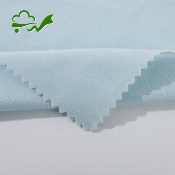 Brushed velour lining fabric for decoration