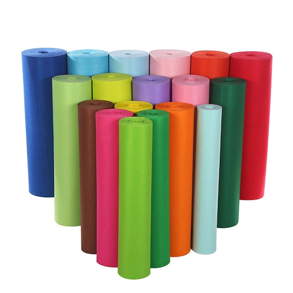 Needle Punched Nonwoven 100% Polyester Fabric Fiber Felt Multicolor Fet