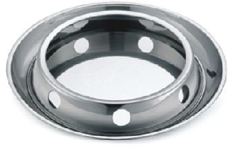 Wok stand with tray ,s/s