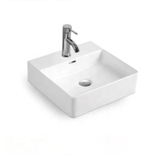 White Cheap Bathroom Trough Sink - Small Basin for Bathroom Sink" 

However, if you're looking for a concise and SEO-friendly title, I would suggest:

"White Cheap Small Bathroom Trough Sink