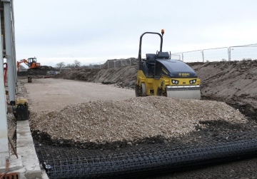 Plastic Biaxial Geogrid Mesh