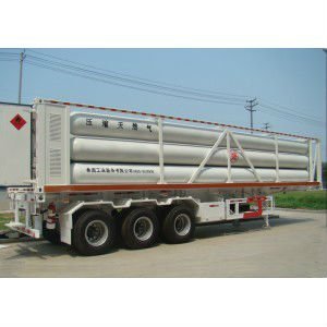 CNG tube bundle container/8-long tube bundle trailer
