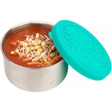 Coperchi di silicone riutilizzabili per i contenitori per il pranzo del pranzo