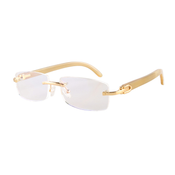 Rimless Cowhorn Optical Frames