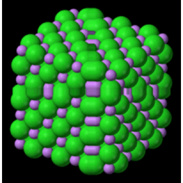 lithium chloride color when burned