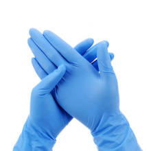 Bule Powder Free Disposable Nitrile Examination Gloves
