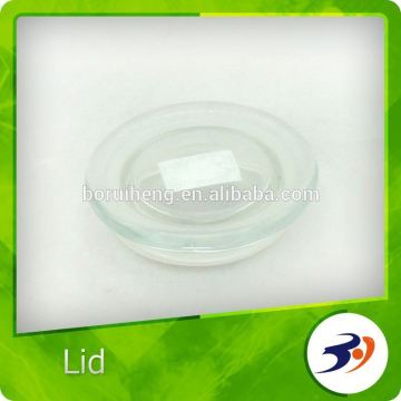Clear flat glass lid match any glass