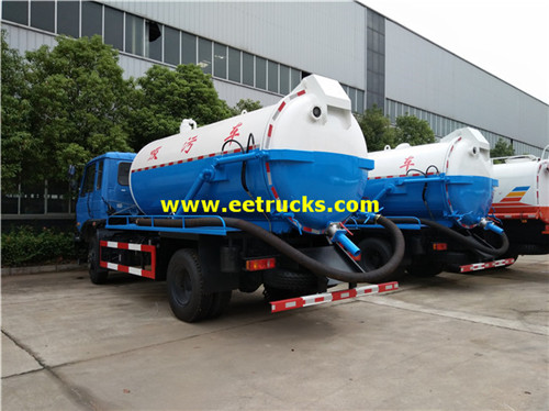 DongFeng 8 CBM Sharar tank Motoci