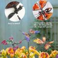 Set of 3 Butterfly Garden Stakes Decor