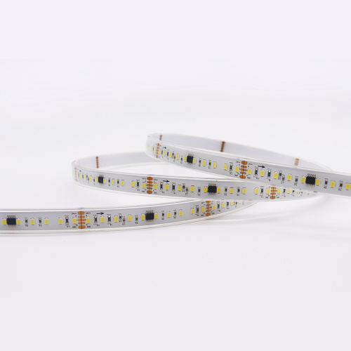 フレックス12mm LEDライトDMX512 Blanca SMD 2835アドレス可能なLEDピクセルテープライト12ピクセル