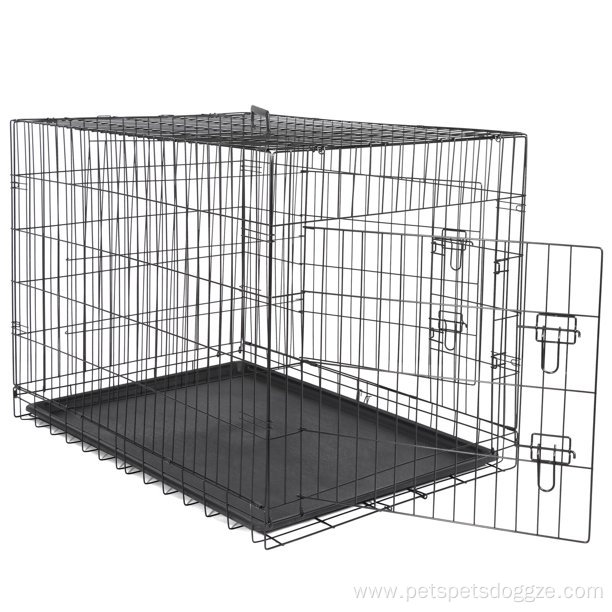 Dog Crate Kennel Folding Metal Pet Cage House