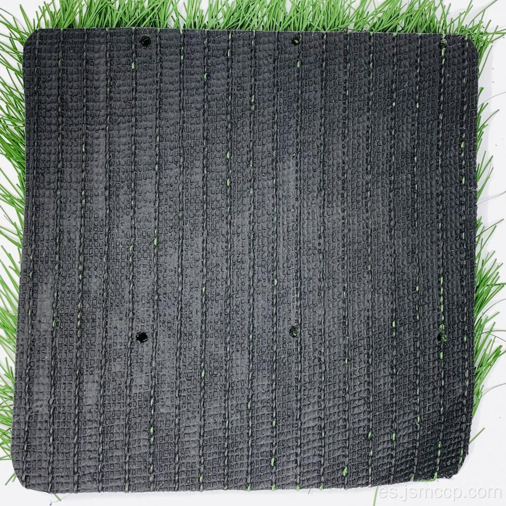 Estera de hierba artificial sin agua de alta densidad para fútbol