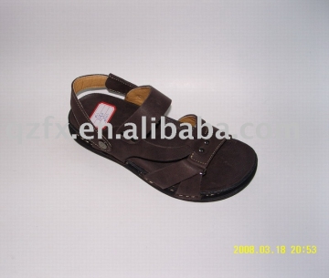 ladies' leather sandal