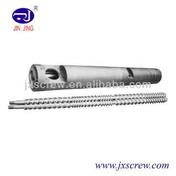 Parallel Twin Screw Barrels for Extruder