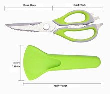 Stainless Steel Kitchen Scissors and Poultry Shears
