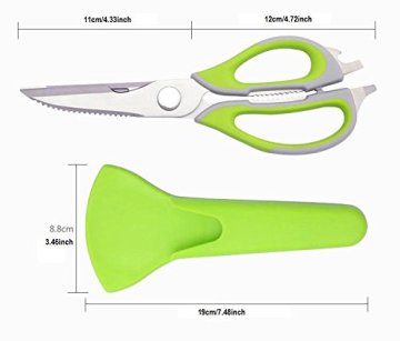 Stainless Steel Kitchen Scissors and Poultry Shears