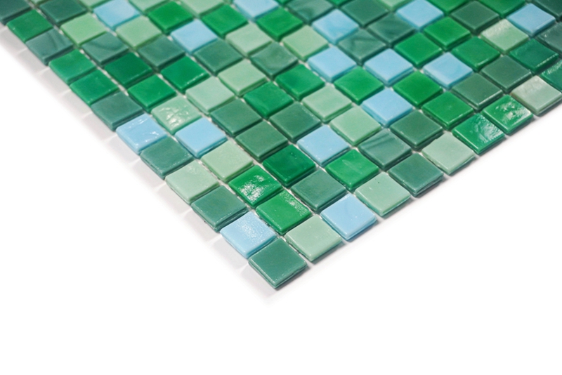 Classic glass mosaic tiles for outdoor use