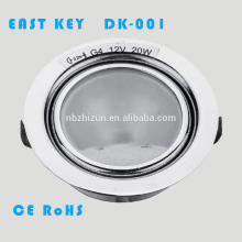 Round Halogen cabinet light with G4