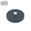 High Grade Neodymium Rubber Coated Pot Magnet