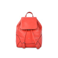 Fashion Genuine Leather Women Small Backpacks With Rivet