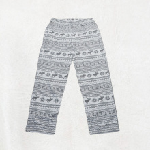 Cotton striped pajama pants